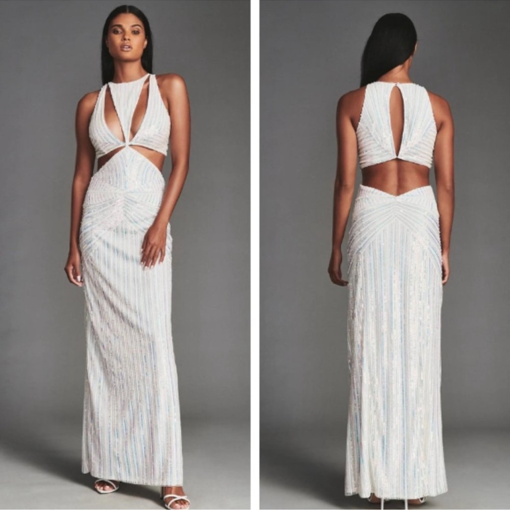 Retrofete - Millie Dress in Geo White - Color:Geo White - size XXS - NWT